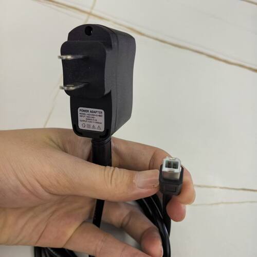 适配索沃ECS-3T电子叉车秤充电器5V1A吊磅地磅称重台秤电源线方孔