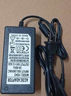 飞利浦274E5Q 224E5Q 19V 2.37A 3.42A显示器电源适配器 送线