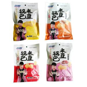 米豆锅巴麻花蟹黄麻辣多口味办公室休闲零食膨化食品