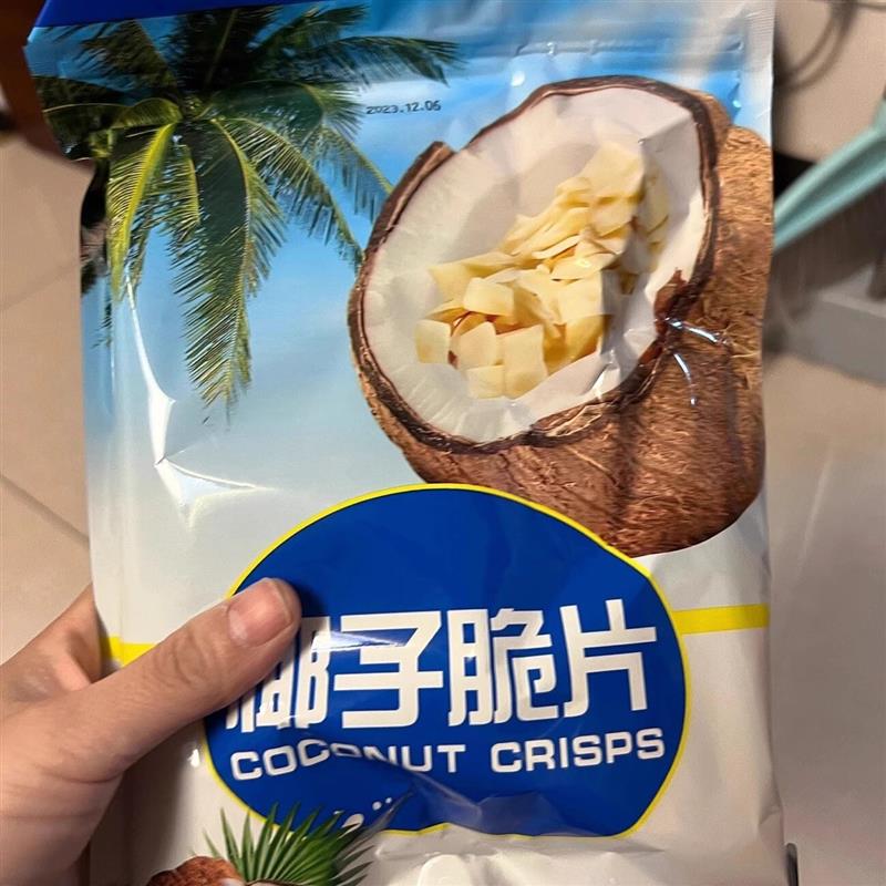食民天下二斤特价椰子脆片即食烤椰子肉原味薄椰果干海南特产食品
