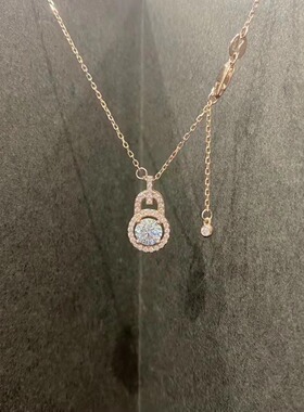 玫瑰金色锁芯款吊坠送女友礼物