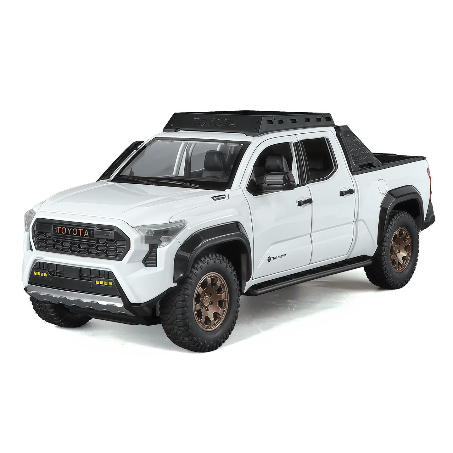 新款 1:24塔库玛城市版合金车模灯光越野赛事纪念品摆件北美热销