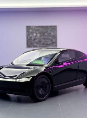 新款 新豪迪1:24合金Robotaxi汽车模型摆件声光儿童玩具车