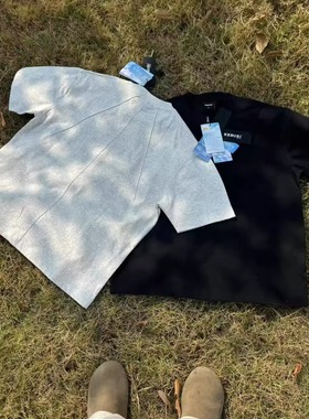 【KEBUSI】解构索罗娜2.0凉感boxy切割设计cleanfit短袖#Y019