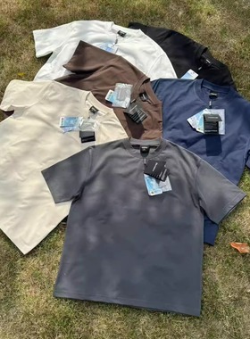 【KEBUSI】索罗娜2.0中空sorona凉感小领口boxy百搭短袖#Y010