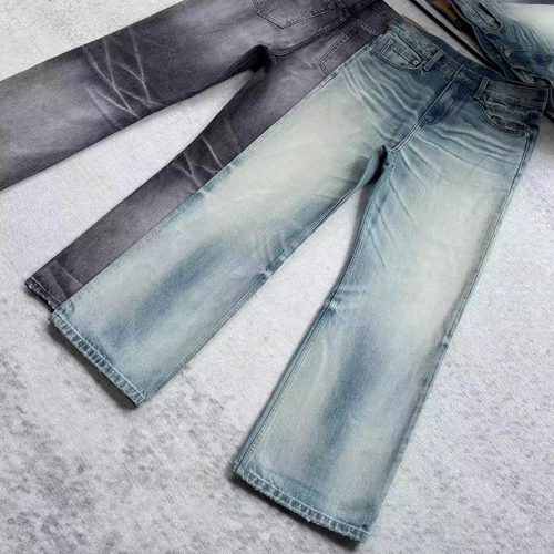 【KEBUSI】必入2021M宽松水洗冰川蓝牛cleanfit牛仔裤男女#K013