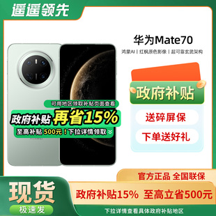 华为Mate70 HUAWEI 先锋版 手机华为官方旗舰店正品 智能学生卫星手机鸿蒙70系列国补 新款 政府补贴省500元
