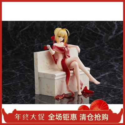 Aniplex Fate/Extra Saber 塞巴 尼禄 汤浴 红浴袍 日版正品 手办