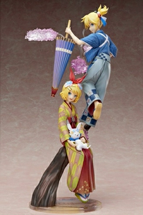 stronger 镜音铃 镜音连  莲 花色衣 镜音双子 和服正版手办