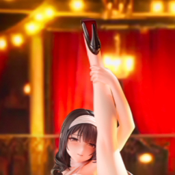 PartyLook 夏川黑羽 派对礼服ver.原画弱电波 1/4.5正品全新 手办