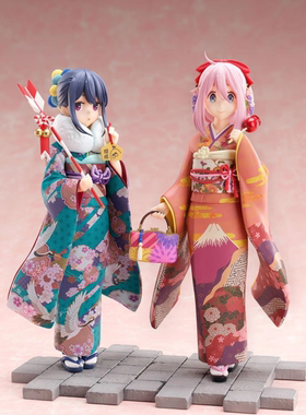 F:NEX 摇曳露营 fnex 志摩凛 和服 振袖 1/7 手办 各务原抚子