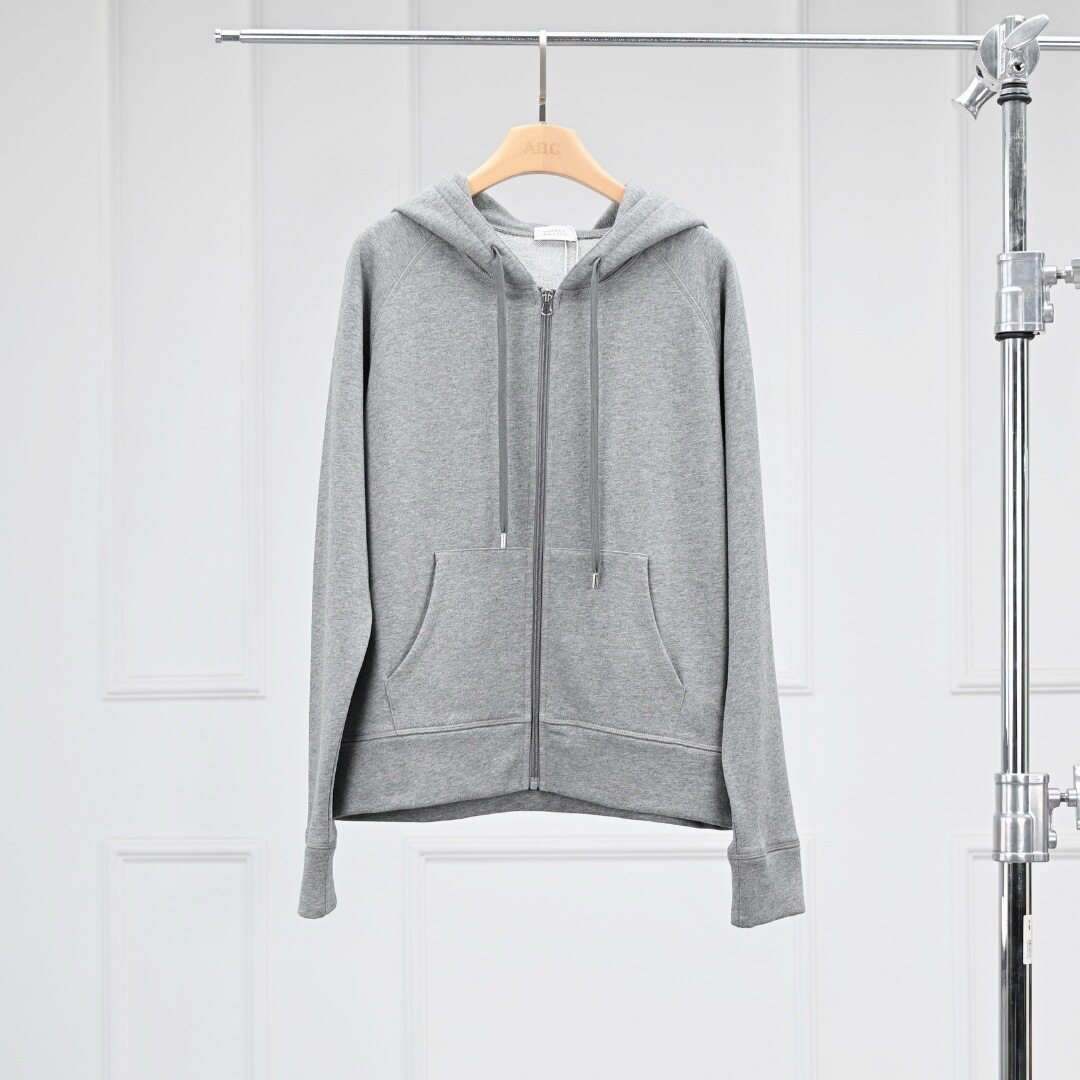 沃伦海龙 | Hera 秋冬新款深圳南油女装休闲拉链连帽外套灰色卫衣