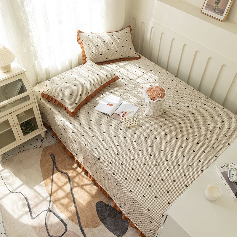 定制纯棉榻榻米床盖四季通用农村大炕罩垫单夹棉防滑全棉绗缝炕盖