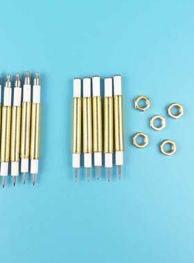 煤气灶点火针可调节铜套嵌入式燃气灶具配件通用感应针熄火反馈针