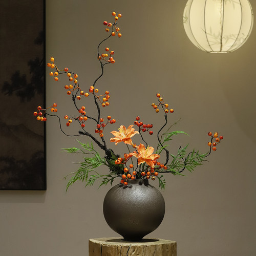 宋代美学复古新中式陶瓷禅意摆件