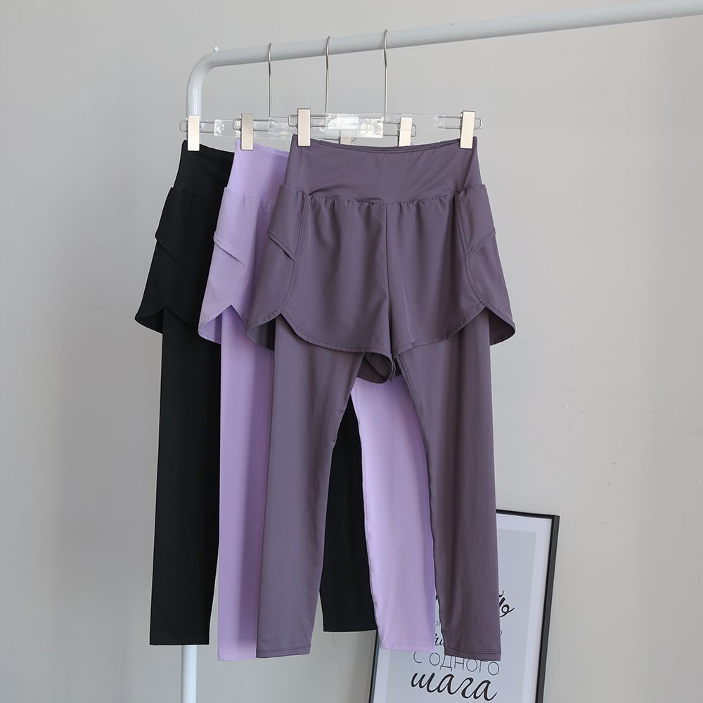 后口袋瑜伽裤女秋冬跑步防走光