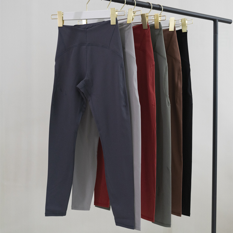 高腰裸感健身服健身房瑜伽长裤