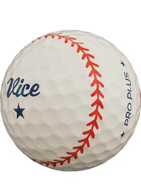 代购Vice Pro Plus Fastball棒球外形限量版高尔夫球四层球礼物