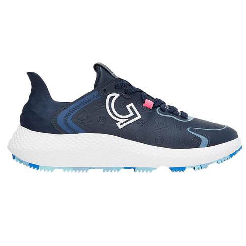 代购GFORE女士高尔夫球鞋防滑轻便透气耐磨深蓝色TPU材质防水