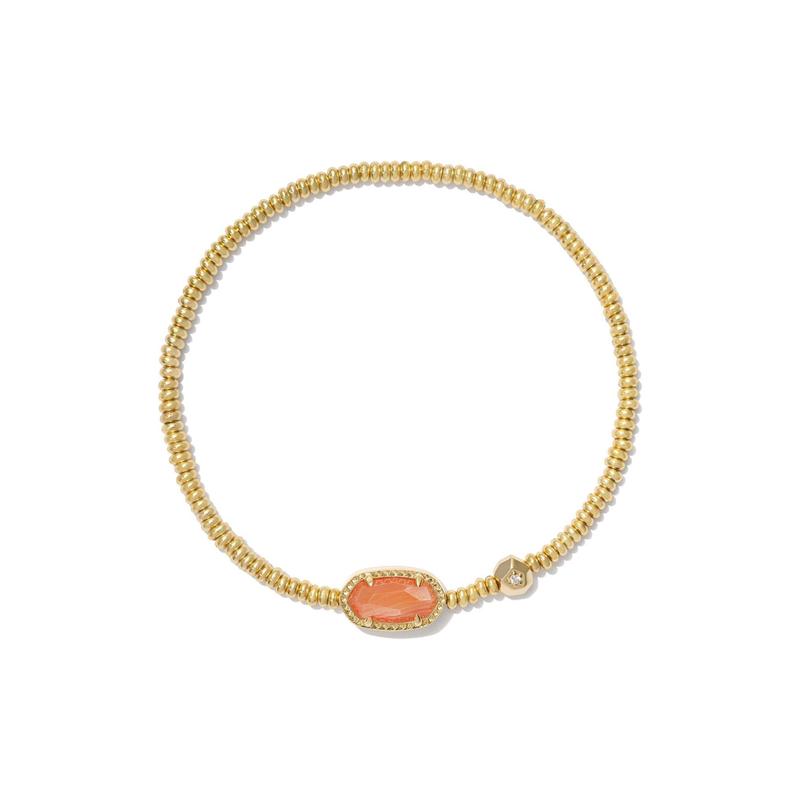 美国代购Kendra Scott女款K金镀层松紧手链优雅日常搭配饰品手饰