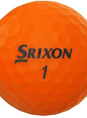 代购Srixon高尔夫球高精度稳定飞行耐用个性化定制橙色数字1