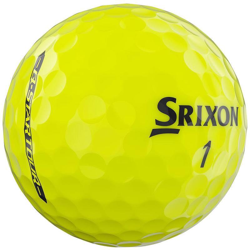 Srixon高尔夫球高旋转柔软触感距离控制精准操控黄色1号球