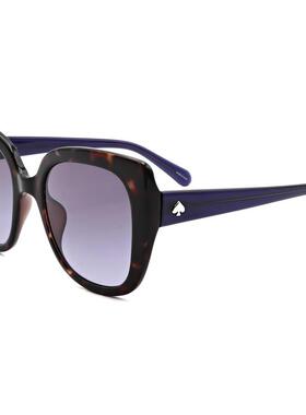 代购kate spade女士太阳镜防紫外线灰色镜片非偏光渐变色方形