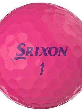 代购Srixon高尔夫球高弹性稳定飞行精准控制柔软触感粉色白色