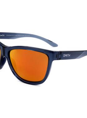 代购Smith女士太阳镜防紫外线高清视野色彩增强非偏光矩形框蓝色