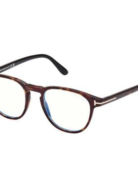 代购Tom Ford汤姆福特男士眼镜架方形塑料材质蓝色防蓝光镜片