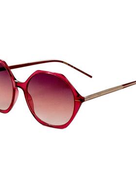 代购Hugo Boss女士太阳镜遮光防紫外线清晰视野轻盈佩戴红色