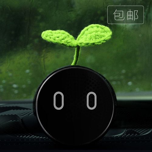 蔚来nomi发箍头饰可爱创意清新萌芽小草纯手工es8ec6定制装饰品