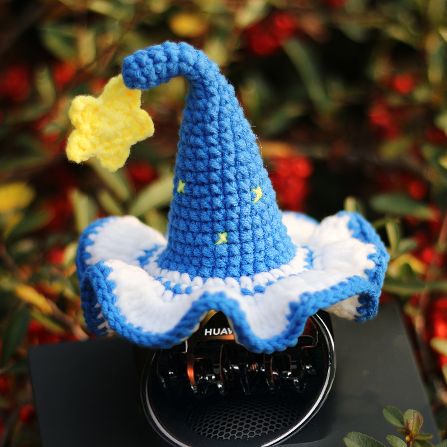 问界小艺帽子M78中置音箱装饰品音响头饰沃尔沃XC60S90中控台摆件