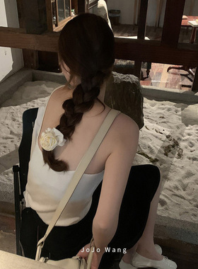 盐感条纹！超气质！棉布发圈女