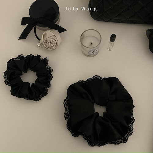 blackgirl~蕾丝精致肠圈发圈