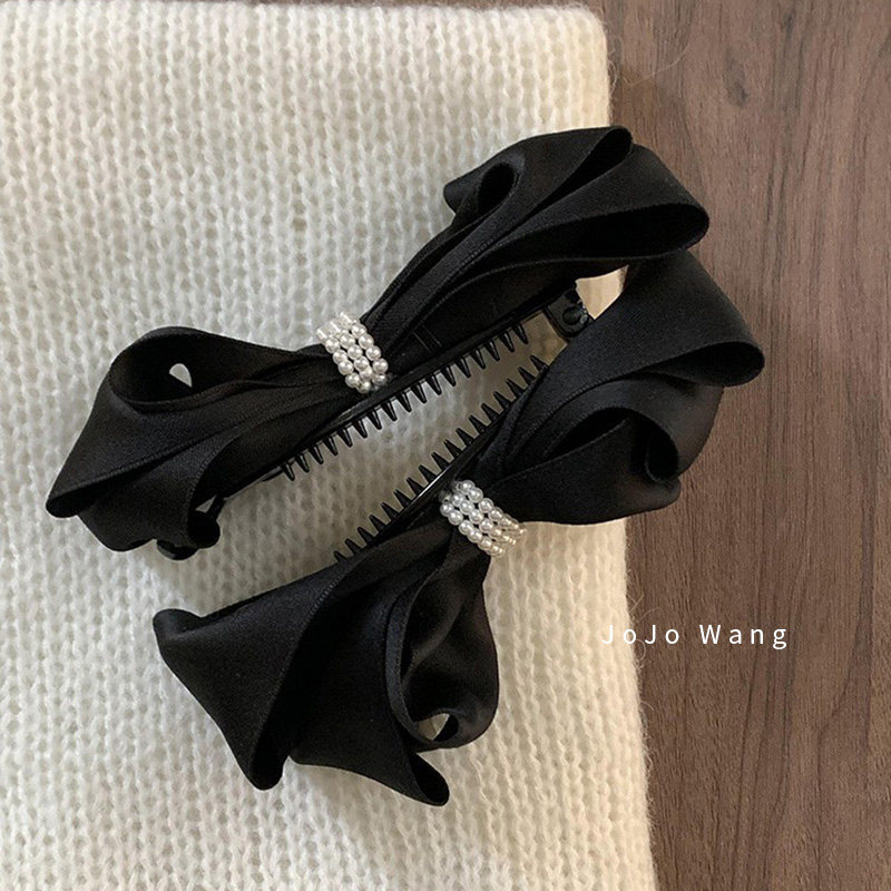 精致做工！香蕉夹马尾夹竖夹