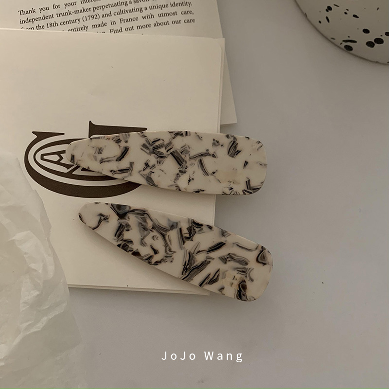 醋酸刘海夹~纹理发夹女刘海夹