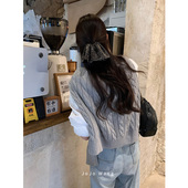 星光nice 气质枪灰闪钻抓夹简约发抓高级发夹气质韩国发饰头饰ins