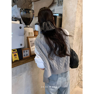 星光nice 气质枪灰闪钻抓夹简约发抓高级发夹气质韩国发饰头饰ins