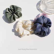 jojowang大肠圈法式复古紫色简约韩国ins头绳大发圈头花港风发饰