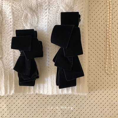 秋冬基操~丝绒马尾夹香蕉夹韩国