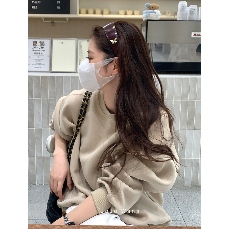 高端的皮革~蝴蝶pu立体发箍女外出洗脸韩国头箍发饰头饰