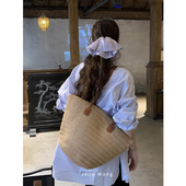 玛卡瑞纳 冰蓝紫气质发圈女大肠圈珍珠发饰高级感洋气韩国头饰