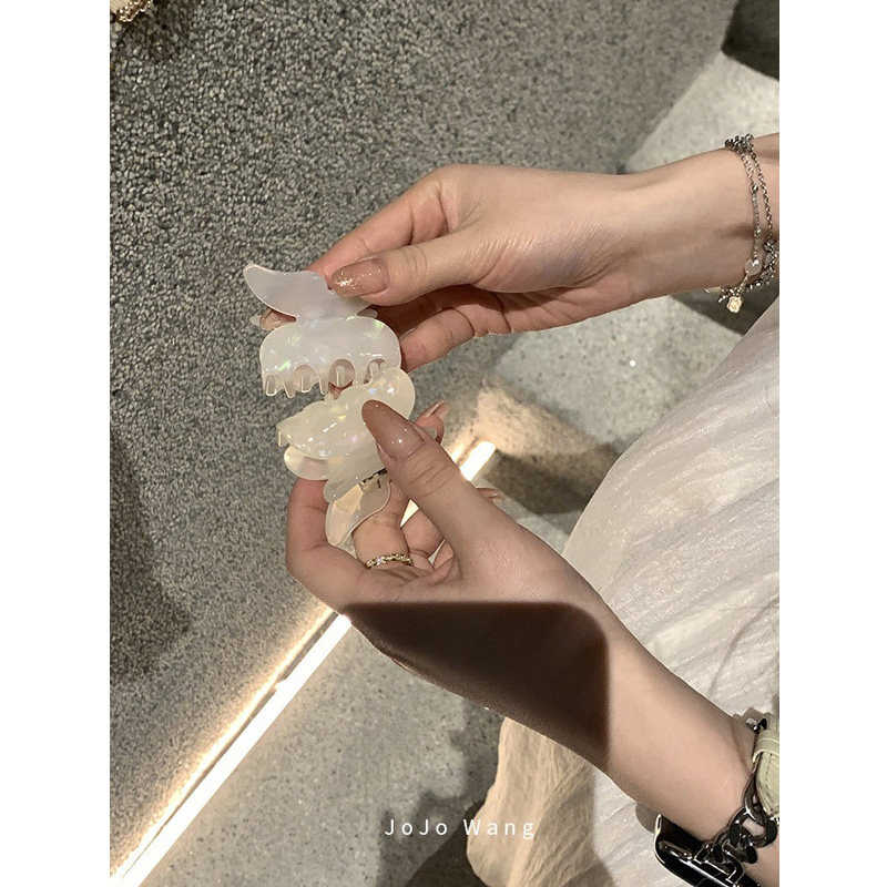 人鱼姬蝴蝶~醋酸抓夹简约发抓高级发夹气质韩国发饰头饰发饰抓夹