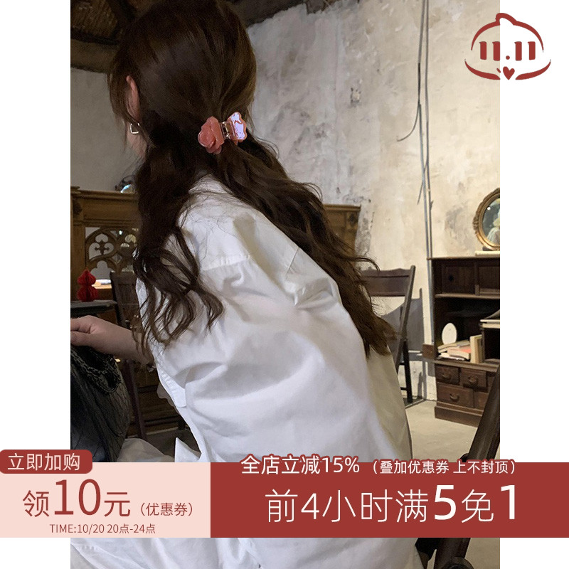 胭脂粉全醋酸花朵~抓夹简约发抓