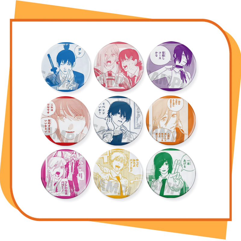 电锯人链锯人动漫周边吧唧挂件徽章胸章天使恶魔东山小红早川秋电