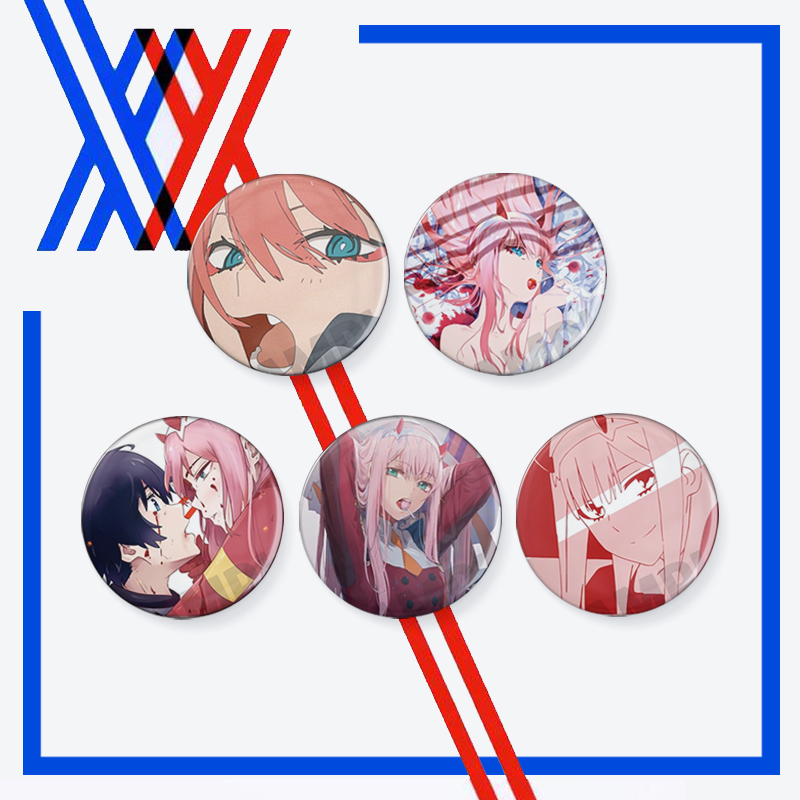 DARLING in the FRANXX02国家队动漫周边徽章js胸章挂件广莓五郎2