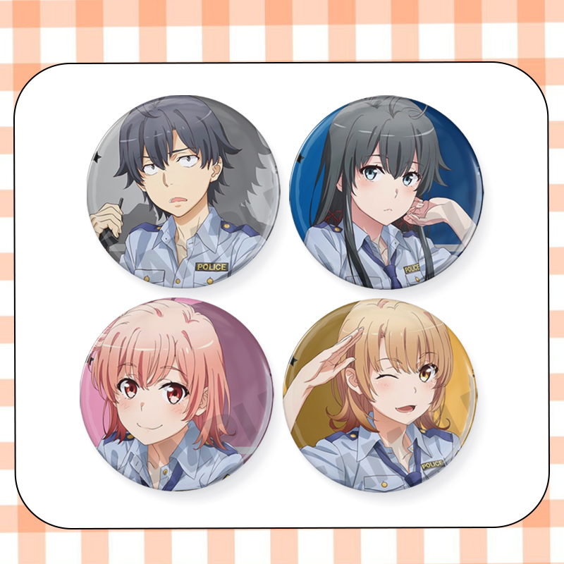 我的青春恋爱物语果然有问题动漫周边吧唧挂件徽章胸章雪乃结衣彩