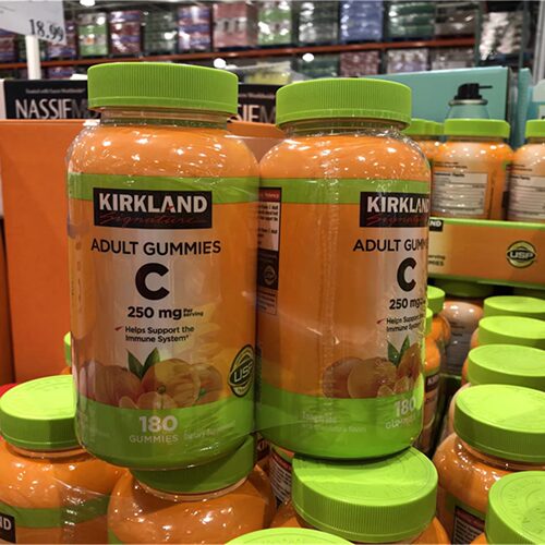 Kirkland维生素C软糖橘子味