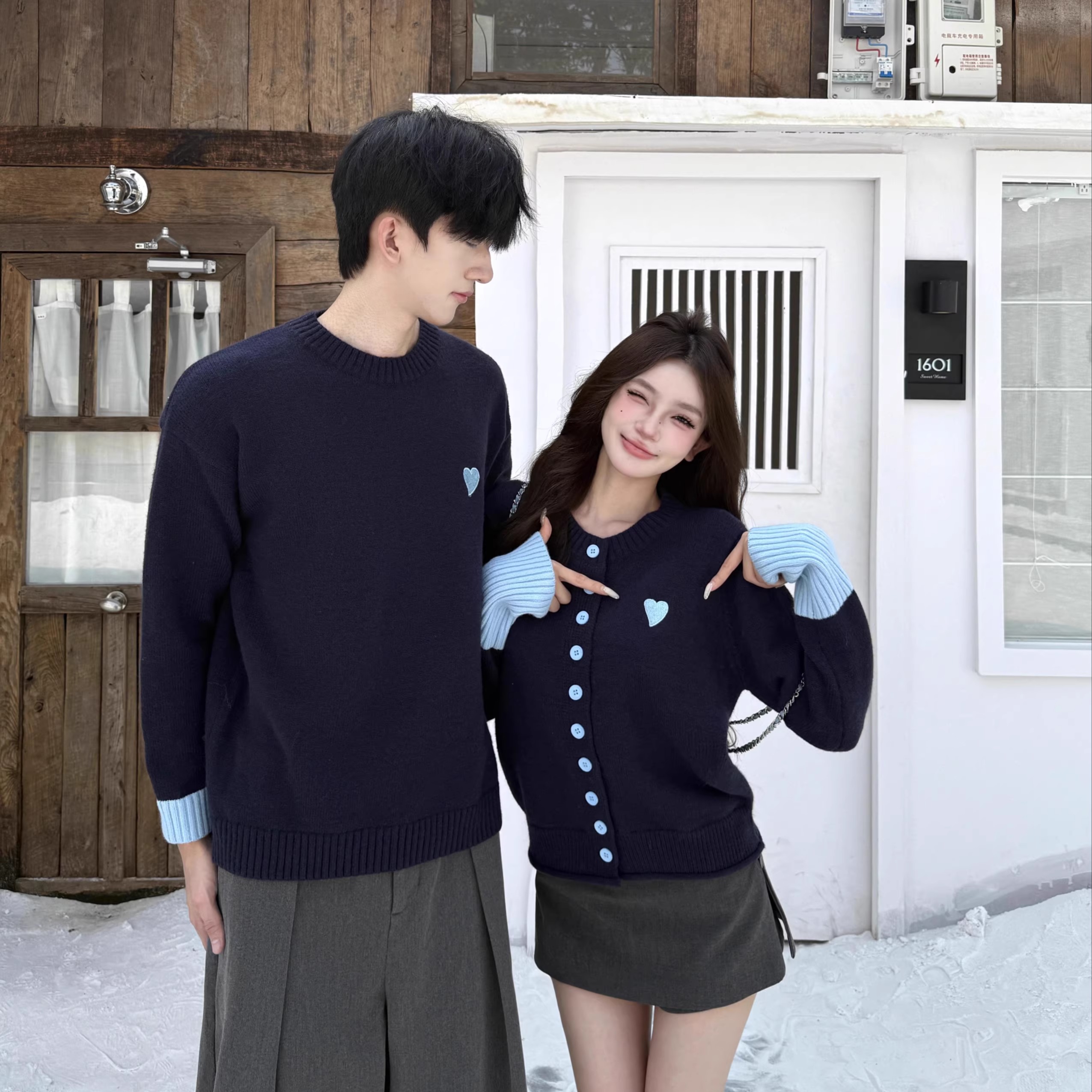 情侣装秋冬2025新款ins超